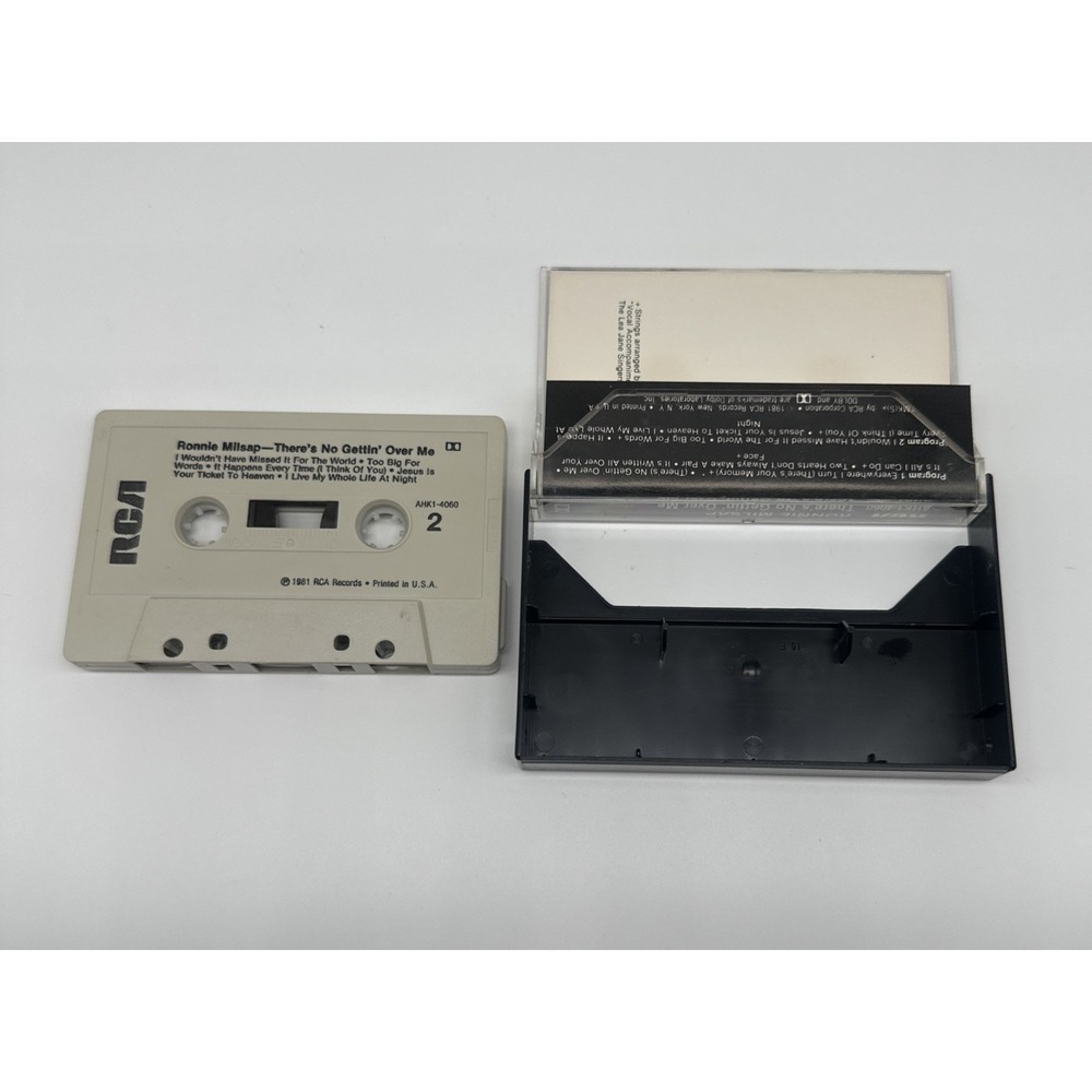 Ronnie Milsap There's No Gettin' Over Me Cassette Tape - Picture 3 of 5